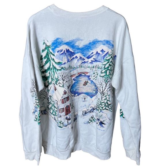 VTG 1992 Winter Crewneck XL - Picture 2 of 5